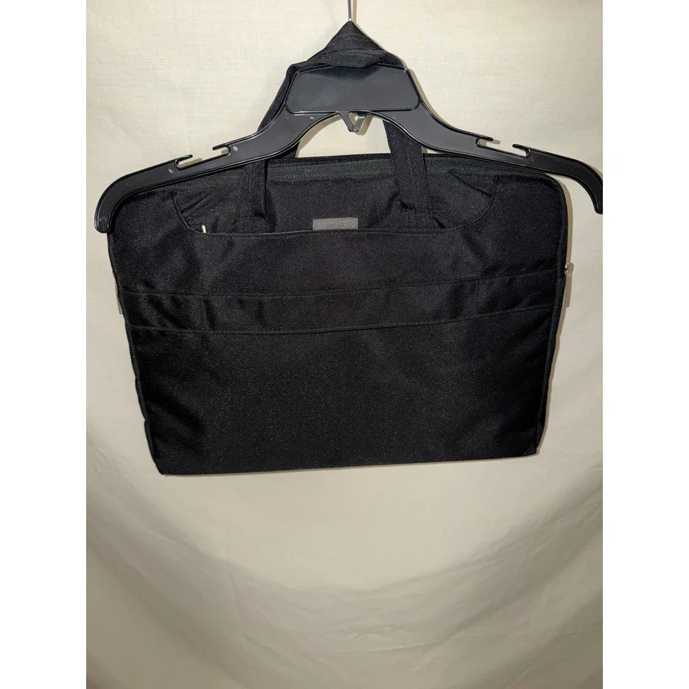 iShare Laptop Messenger Bag Black Nylon Slim Briefcase Padded Sleeve Travel Case